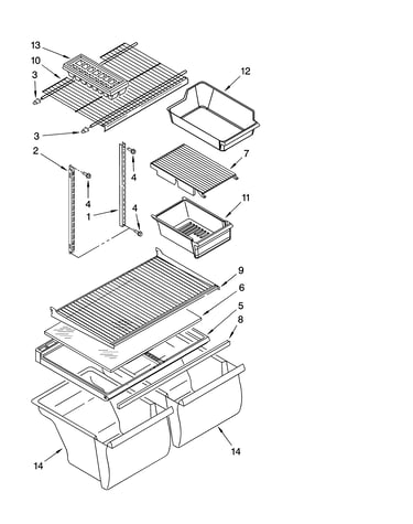 Shelf parts, optional parts