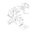 Whirlpool ACE244PT0 air flow and control parts diagram