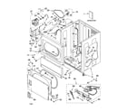 Whirlpool CSP2741KQ3 lower cabinet and front panel parts diagram