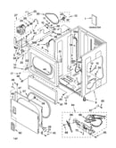 Lower cabinet and front panel parts