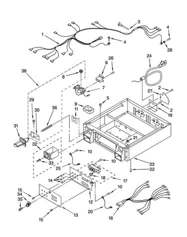 Control panel and separator parts