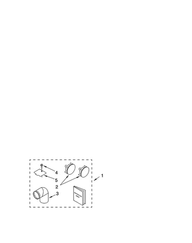 Optional dryer exhaust kit (for side & bottom venting)