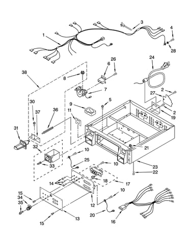 Control panel and separator parts