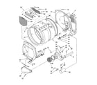 Whirlpool CSP2761KQ3 upper and lower bulkhead parts diagram