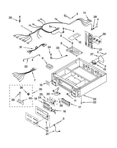 Control panel and separator parts