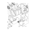 Whirlpool CSP2771KQ2 upper and lower bulkhead parts diagram