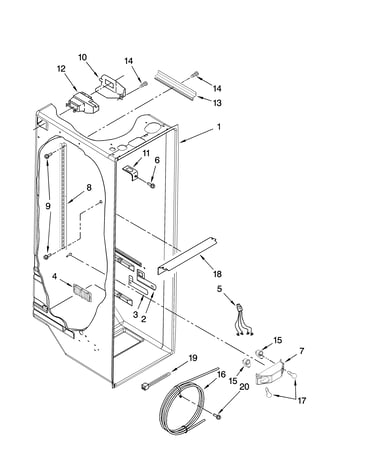 Refrigerator liner parts