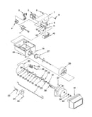 Motor and ice container parts