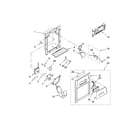 Whirlpool ED2JHAXTS01 dispenser front parts diagram