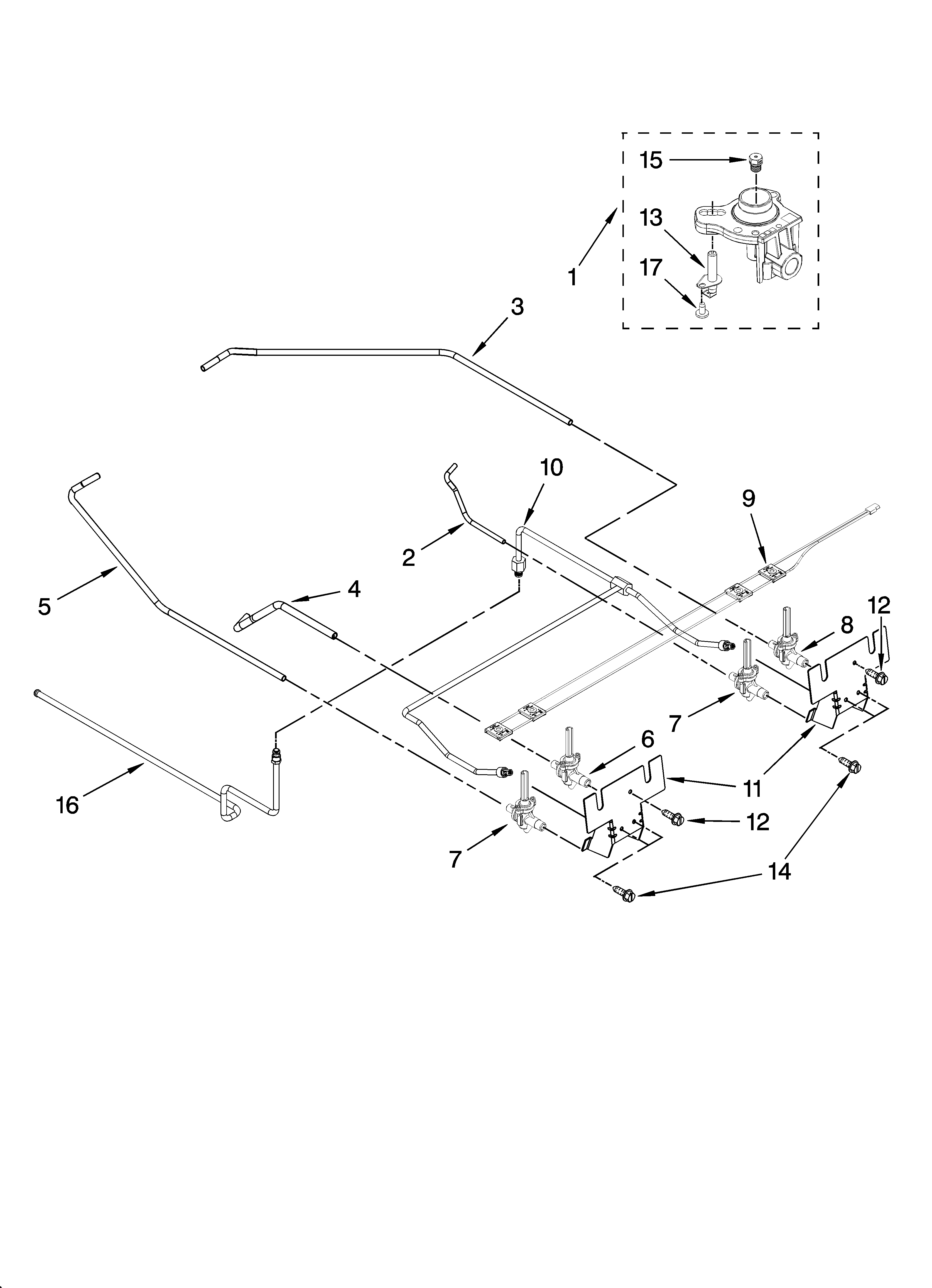 COOKTOP BURNER PARTS, OPTIONAL PARTS