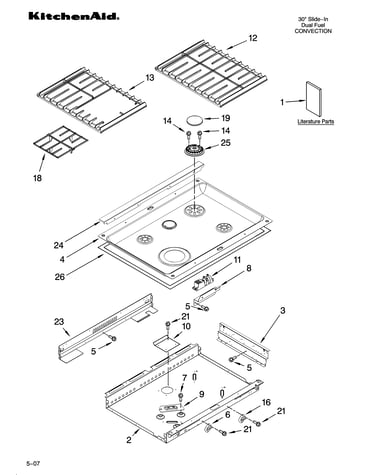 Cooktop parts