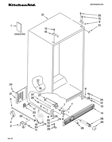 Cabinet parts