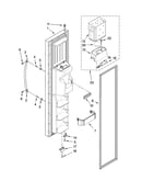 Freezer door parts
