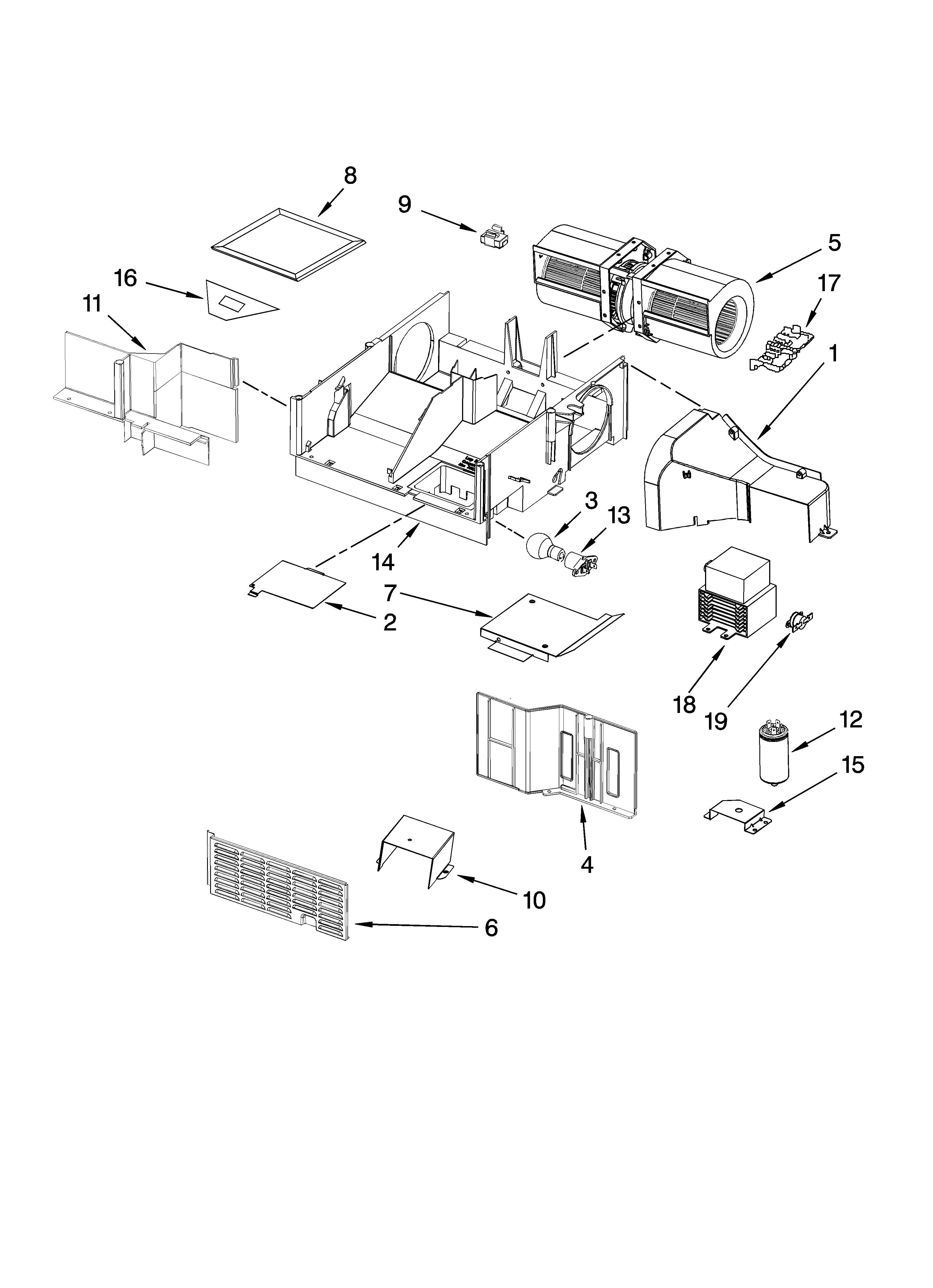 Air flow parts