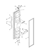 Freezer door parts