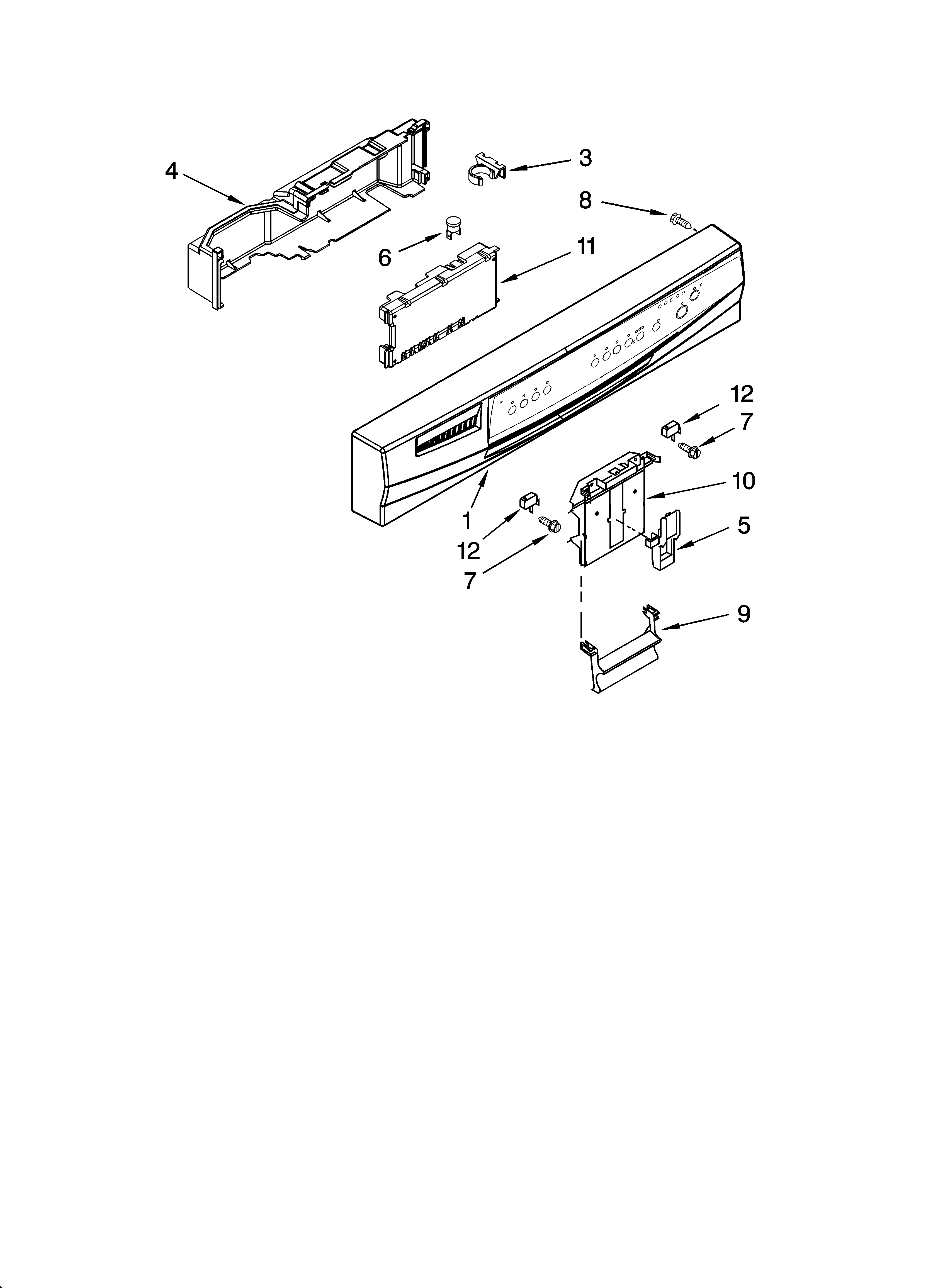 Control panel parts