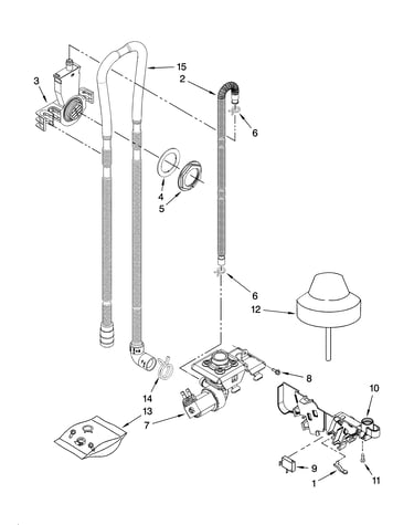 Fill, drain and overfill parts