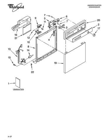 Frame and console parts