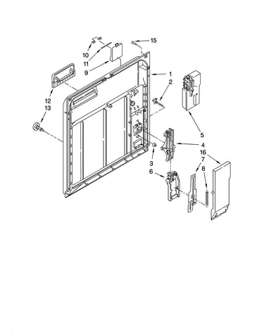 Inner door parts