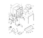 Whirlpool 7DU850SWSQ0 tub assembly parts diagram