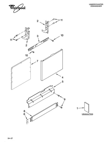 Door and panel parts