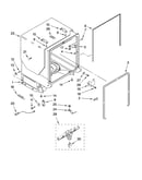 Tub and frame parts
