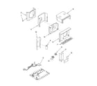 Whirlpool ACD052PS5 air flow and control parts diagram