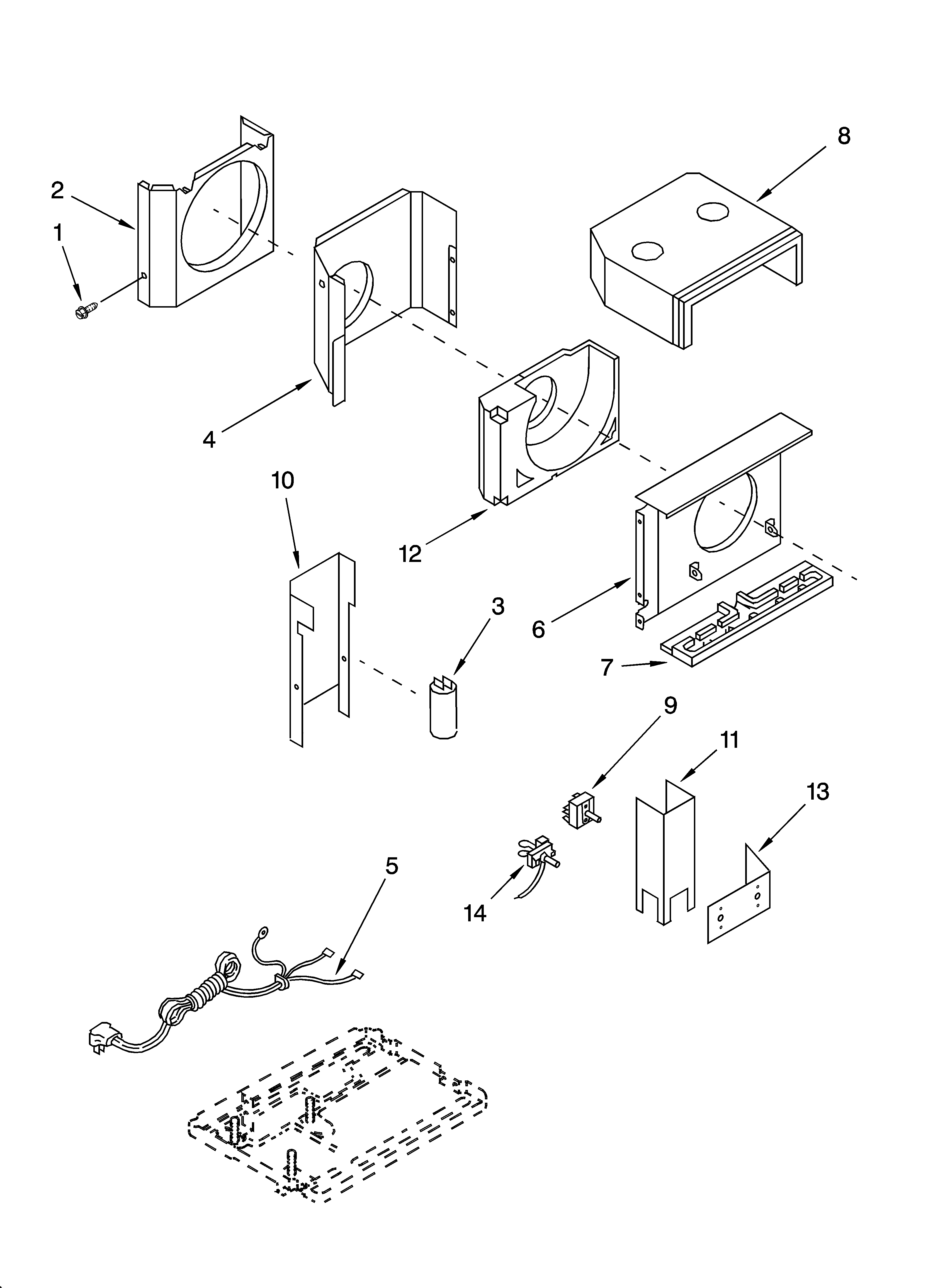 Air flow and control parts