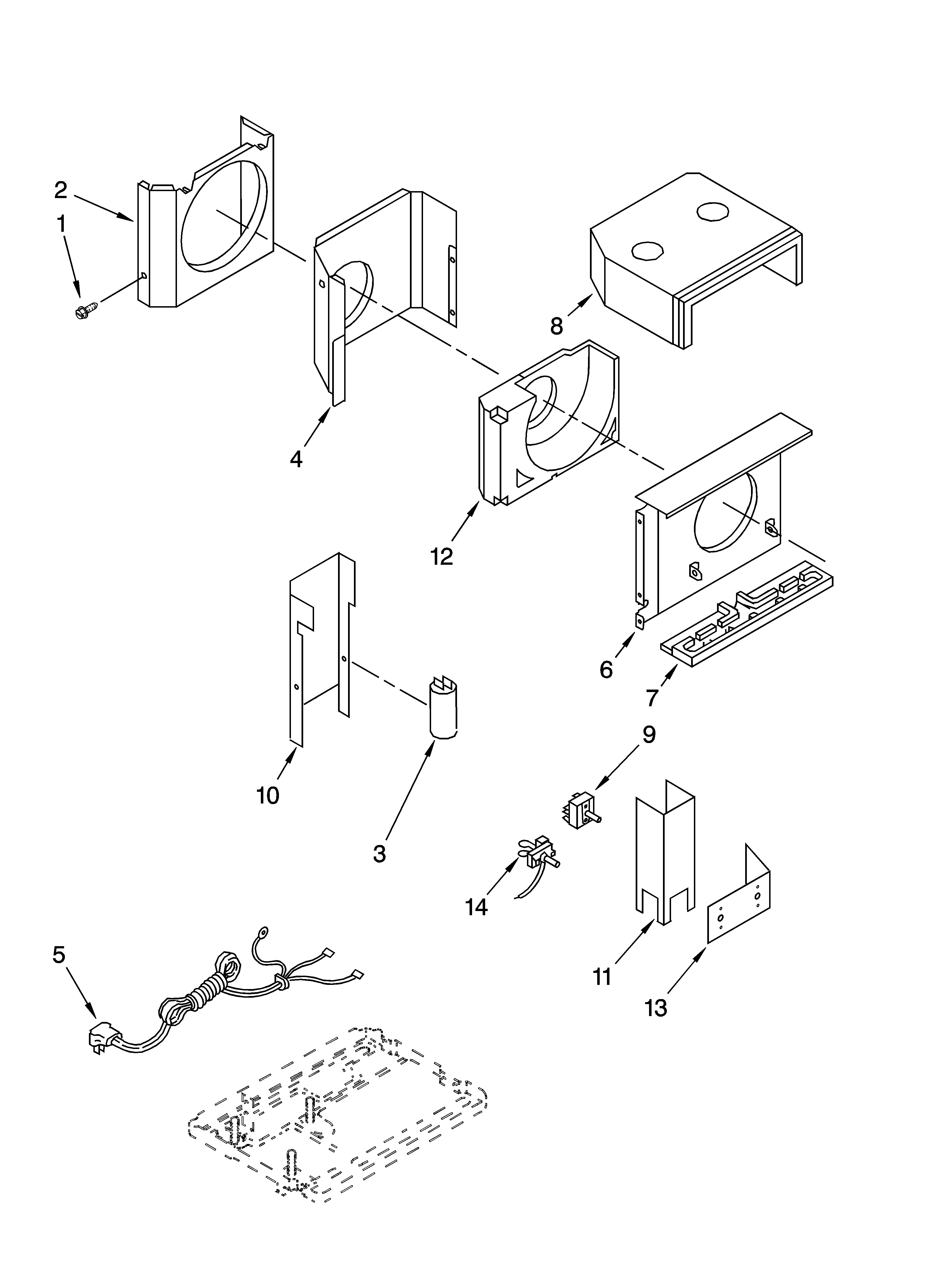 Air flow and control parts