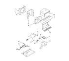 Whirlpool ACE124PT1 air flow and control parts diagram