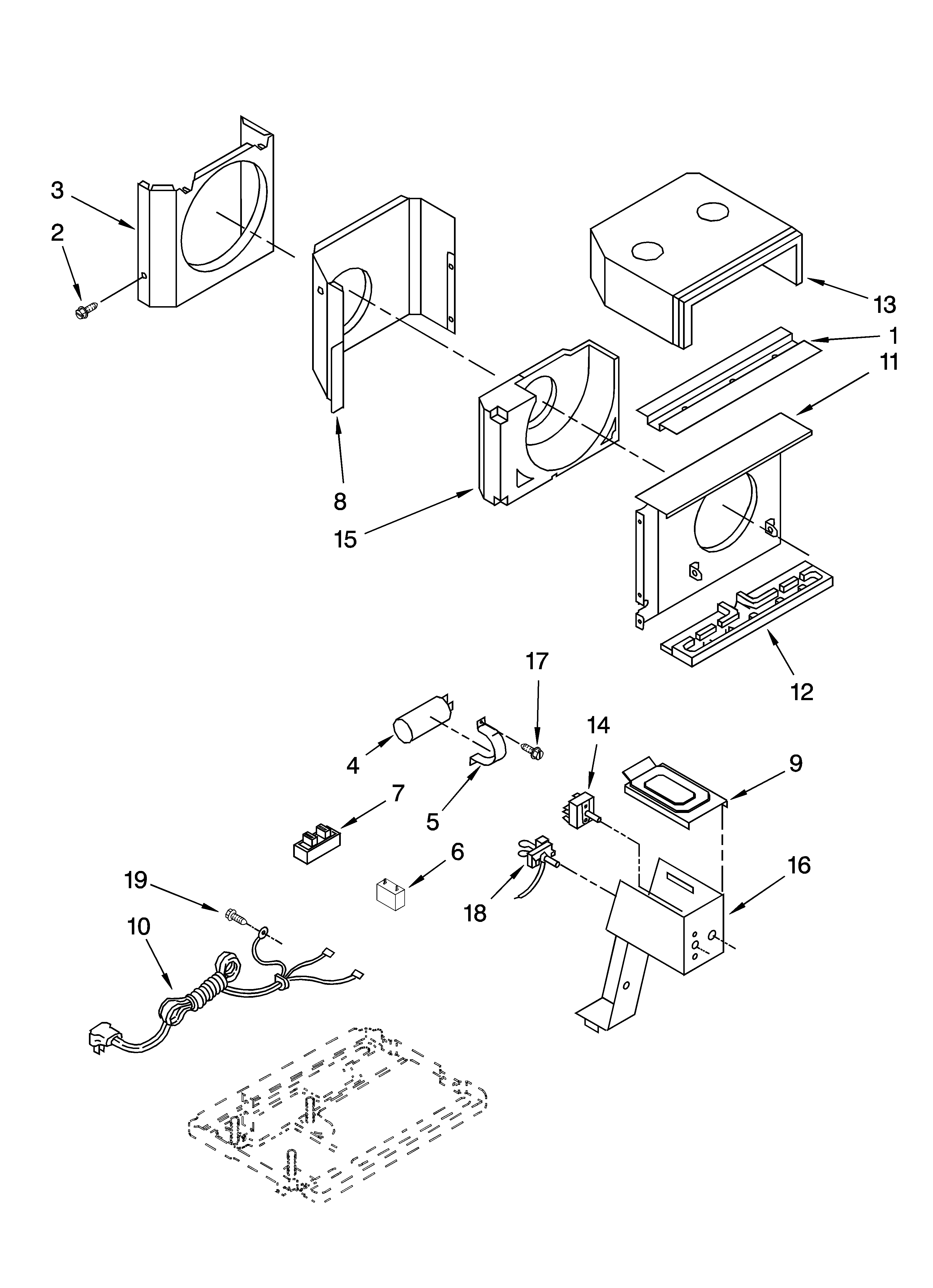 Air flow and control parts