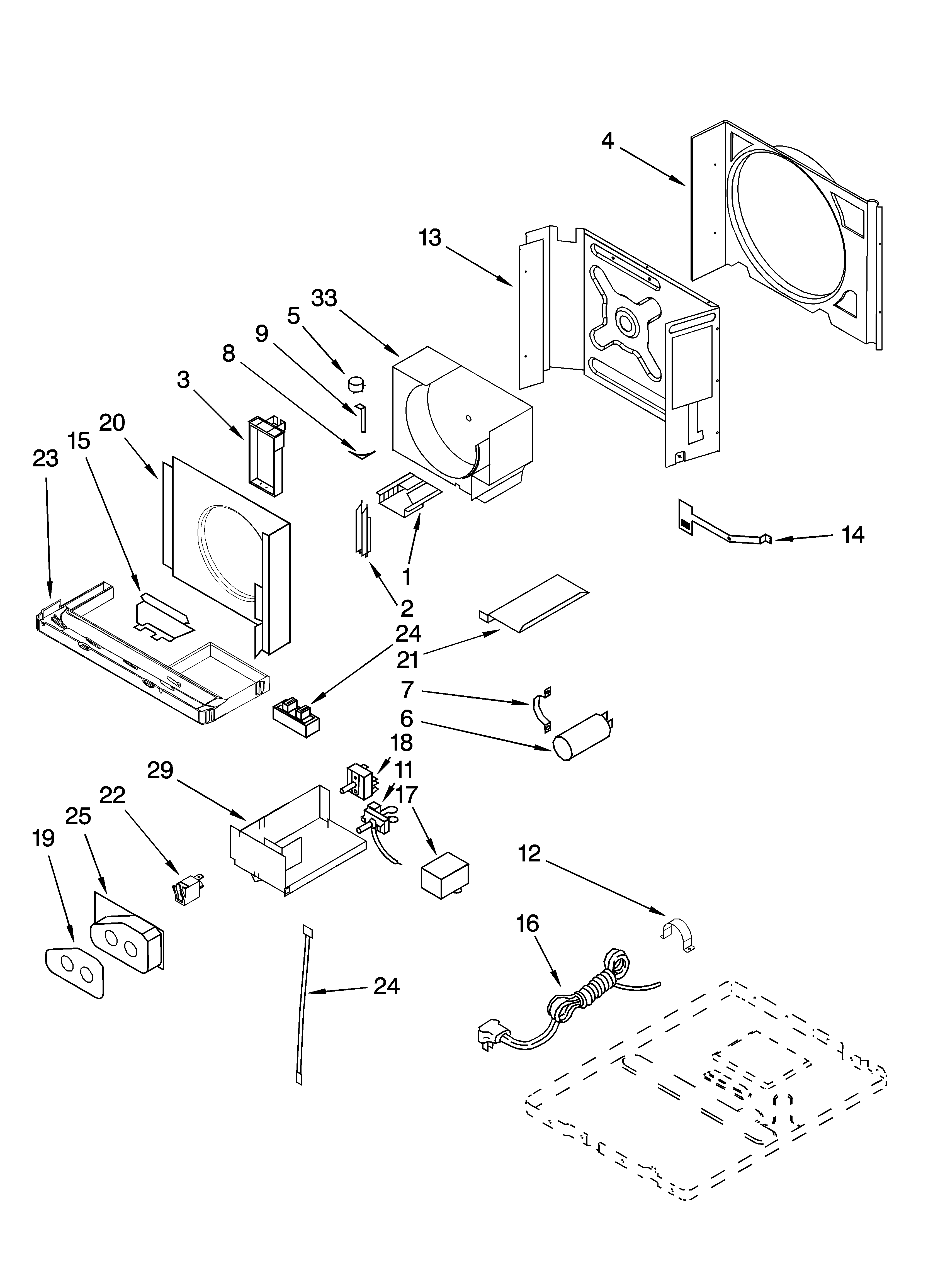 Air flow and control parts