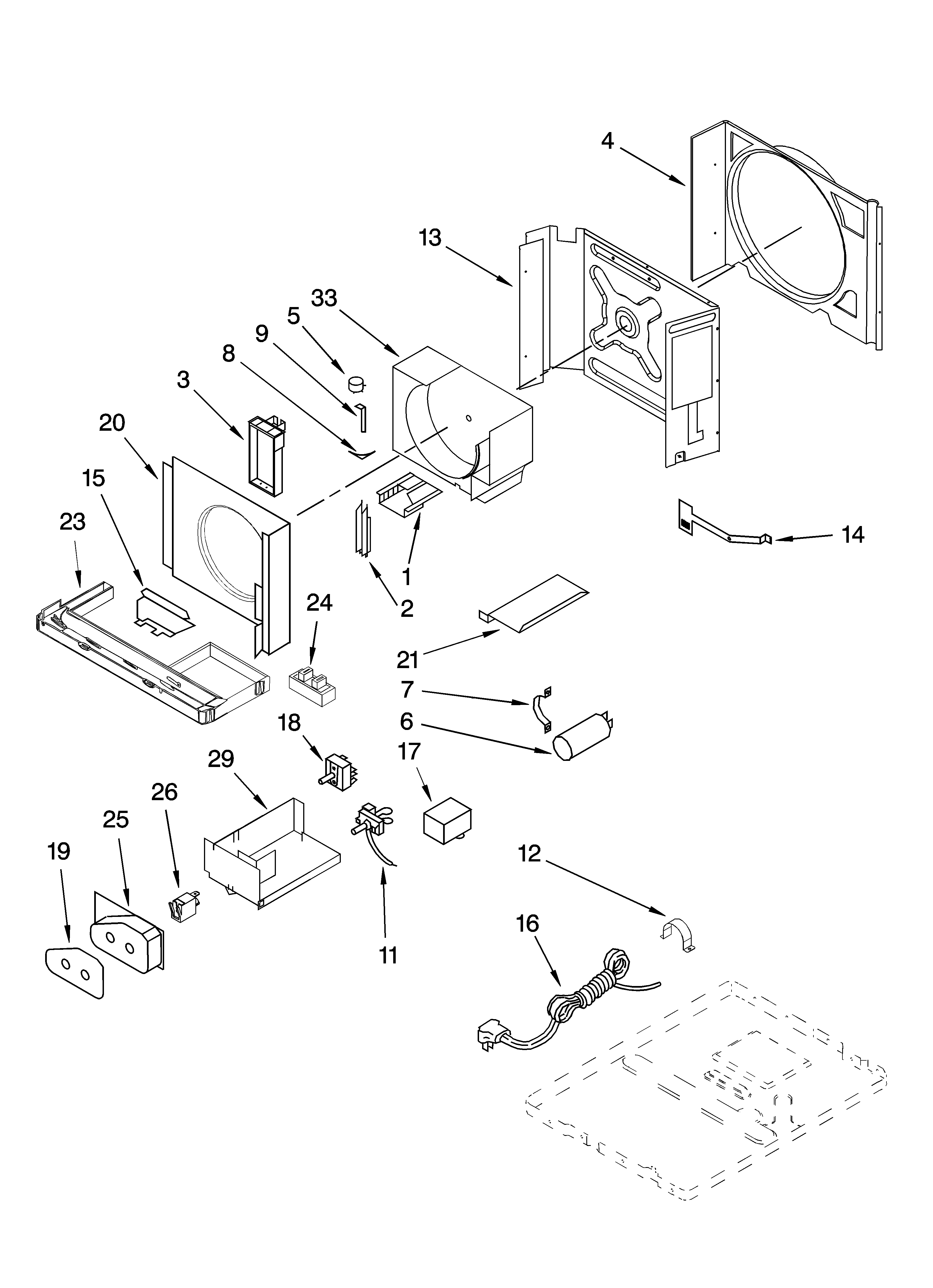 Air flow and control parts
