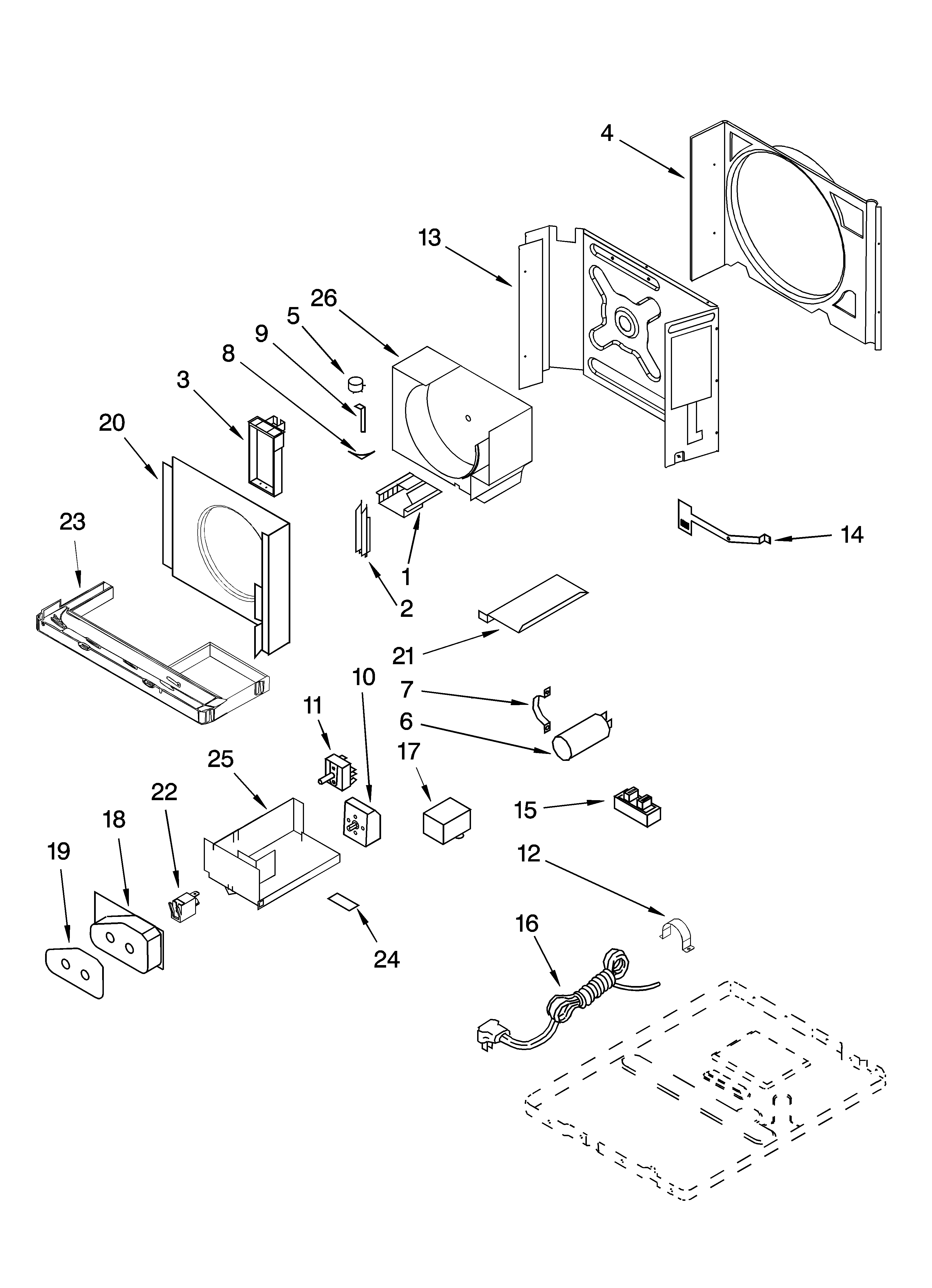 Air flow and control parts