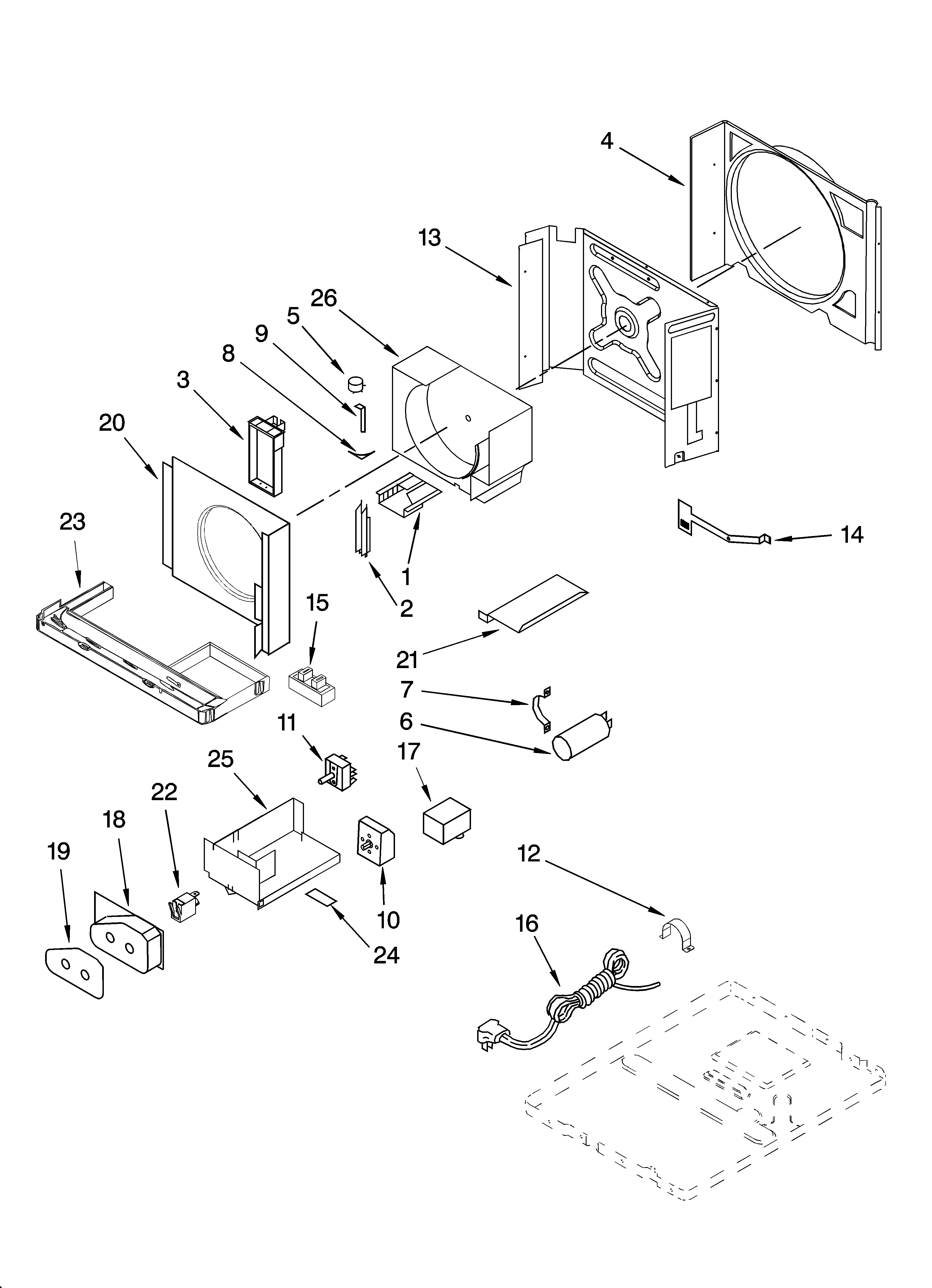 Air flow and control parts