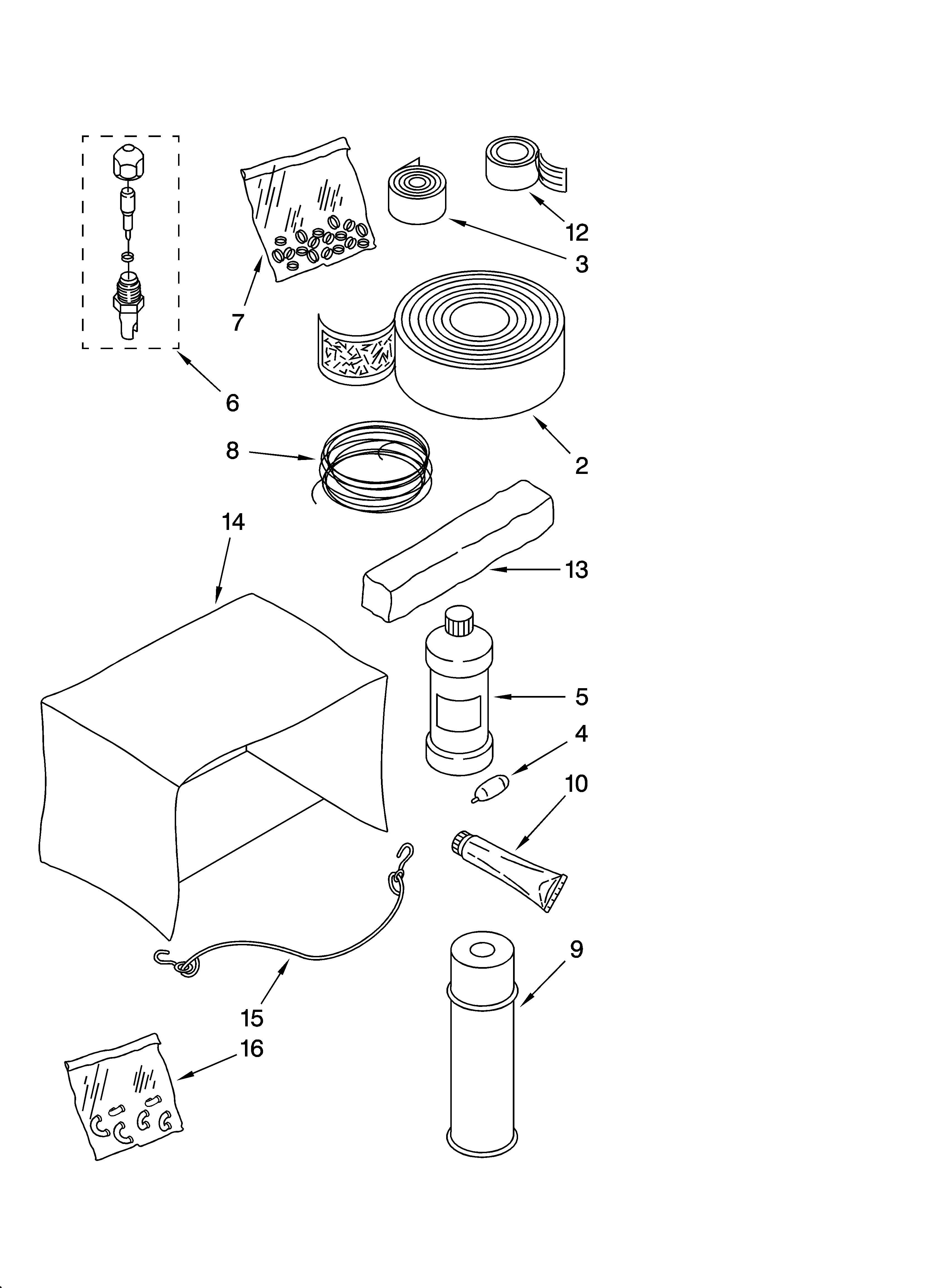 Optional  parts (not included)