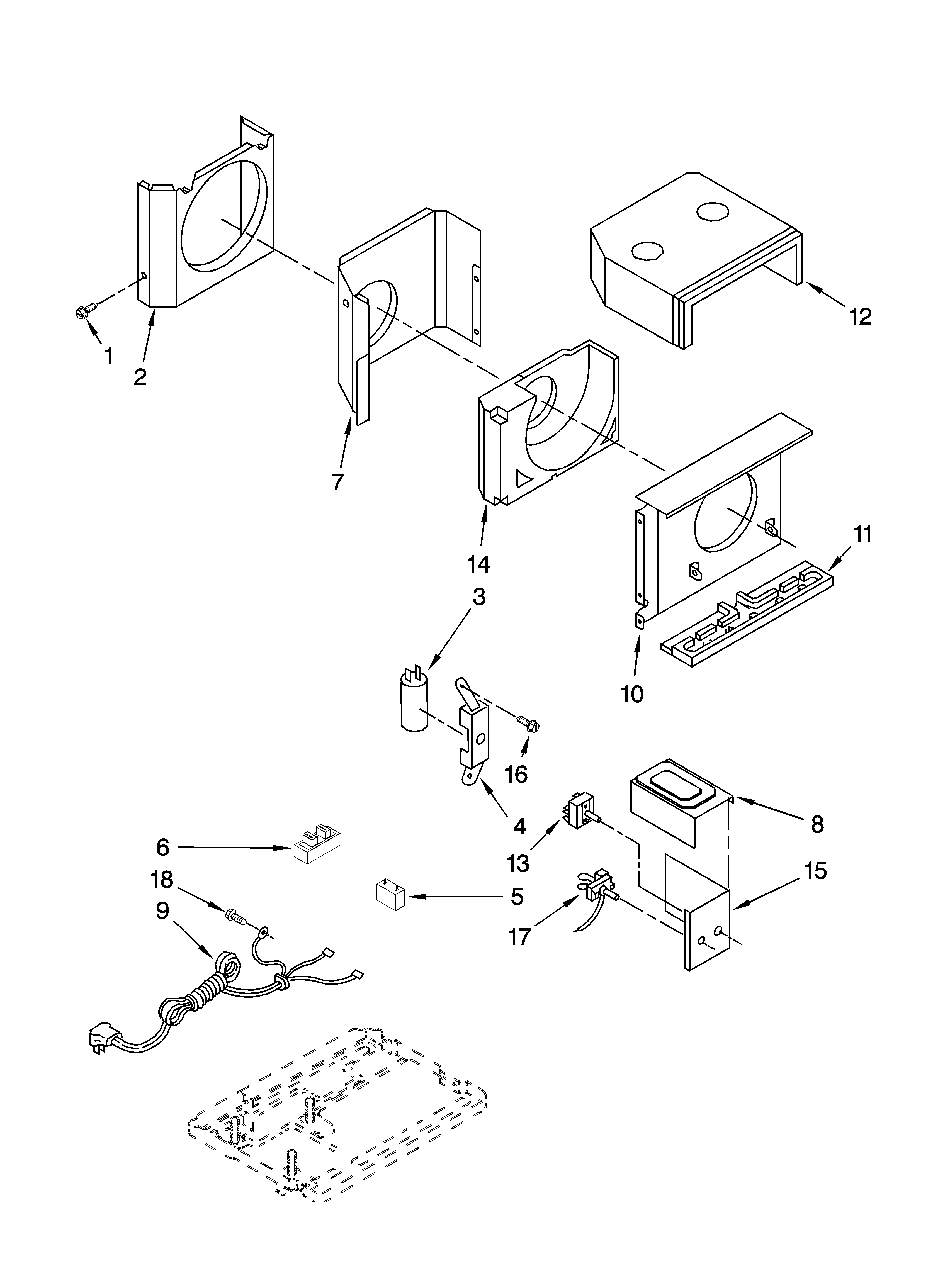 Air flow and control parts