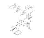 Whirlpool ACM124PT1 air flow and control parts diagram