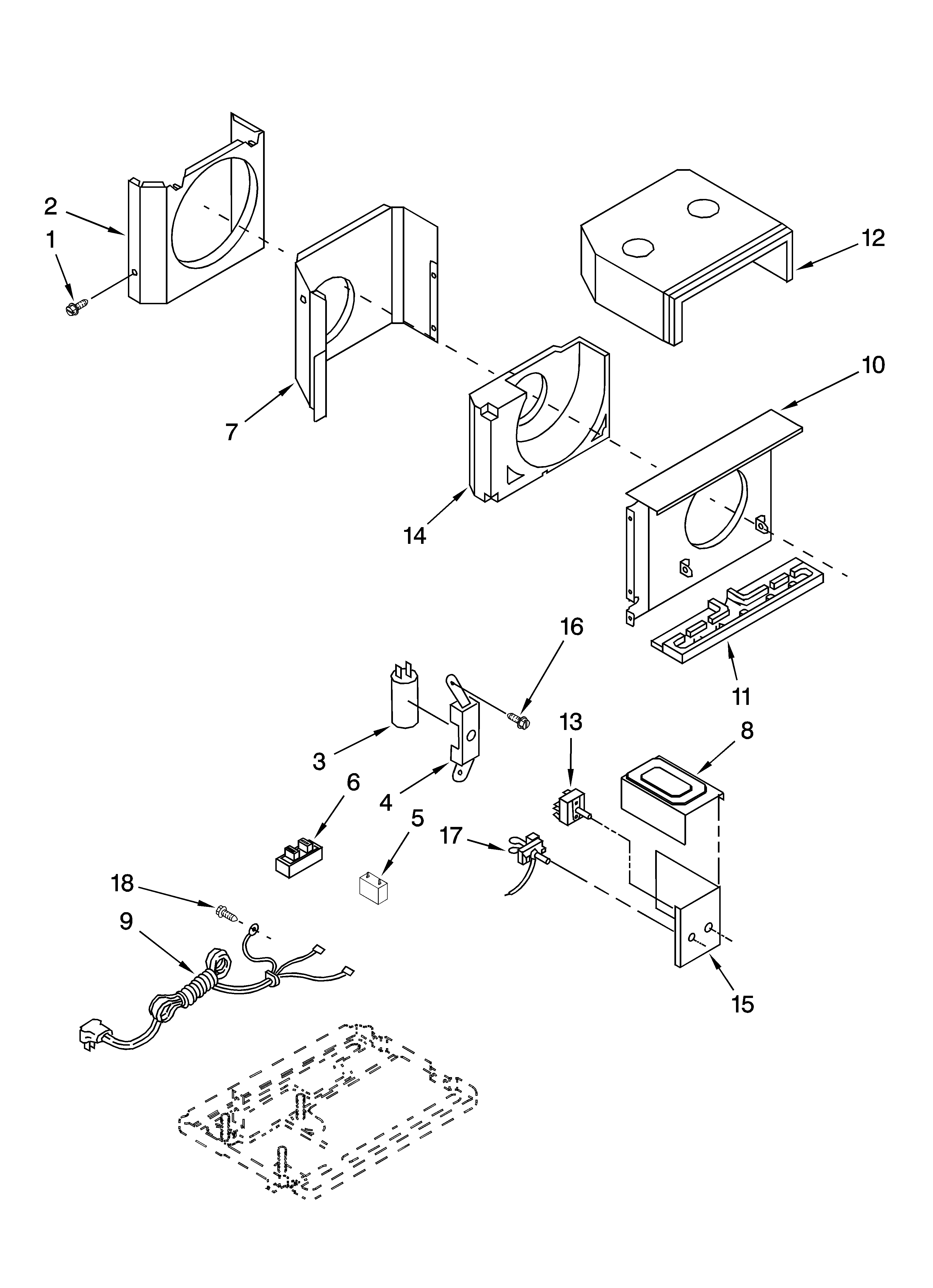 Air flow and control parts