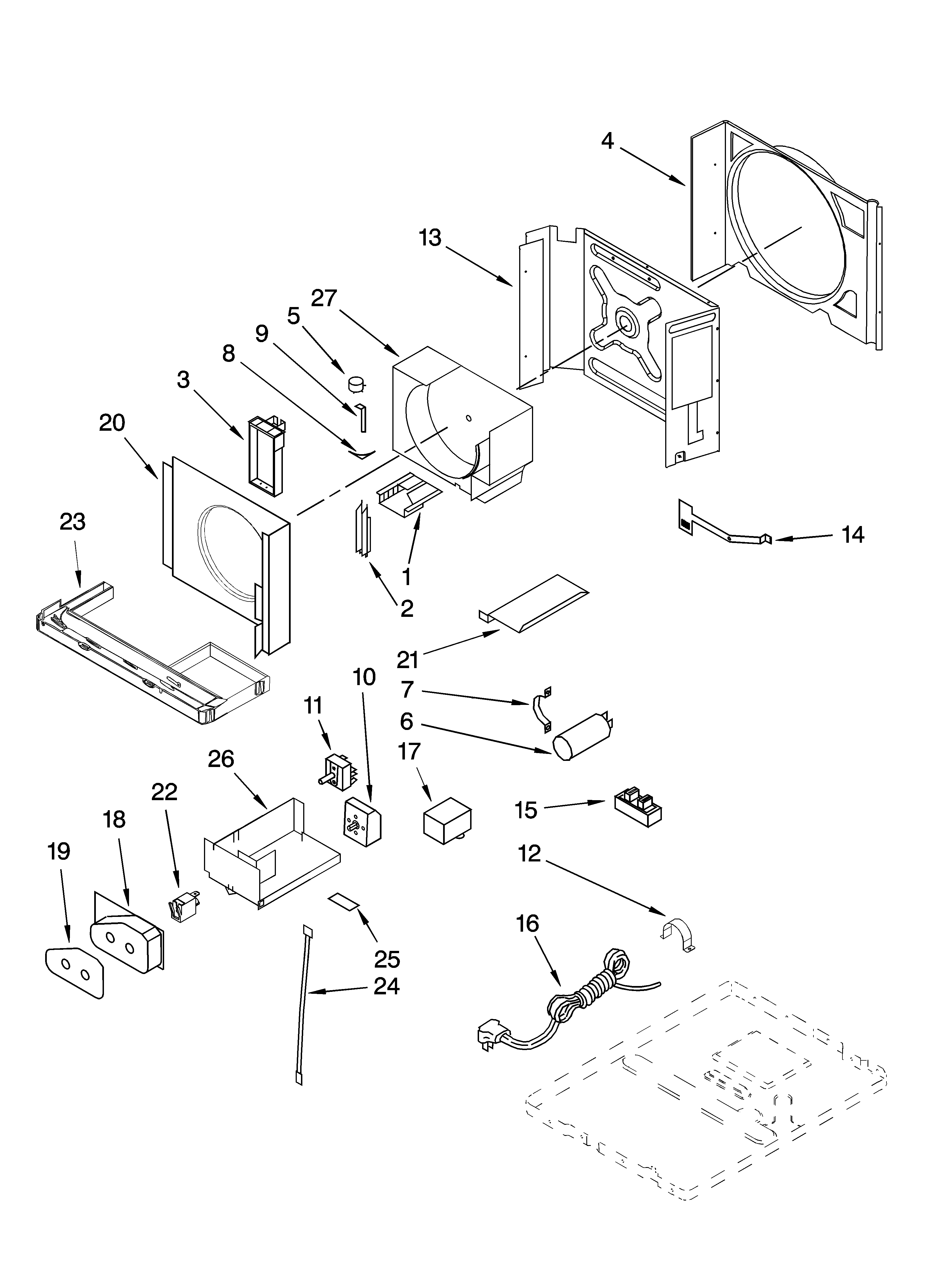 Air flow and control parts