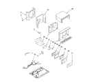 Whirlpool ACQ082PS6 air flow and control parts diagram
