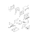 Whirlpool ACQ128PT1 air flow and control parts diagram