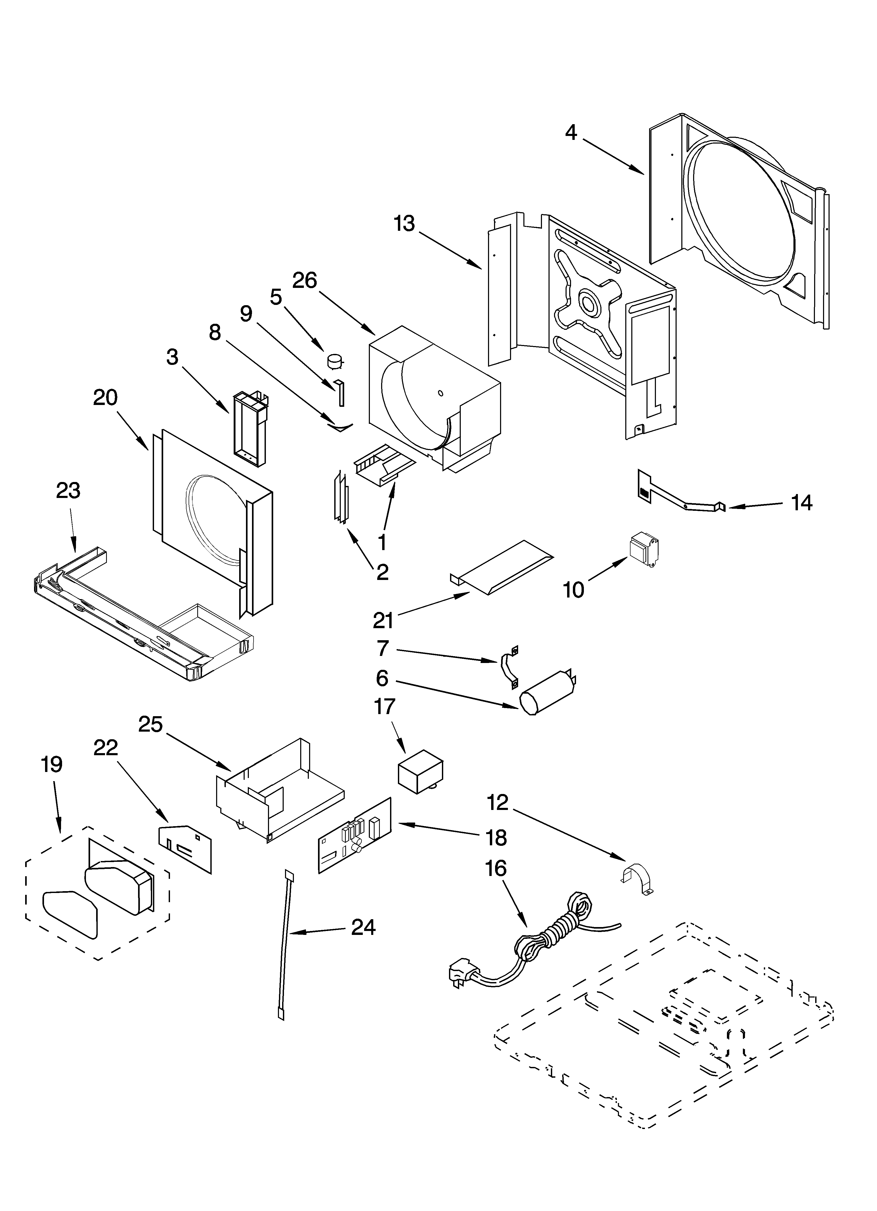 Air flow and control parts