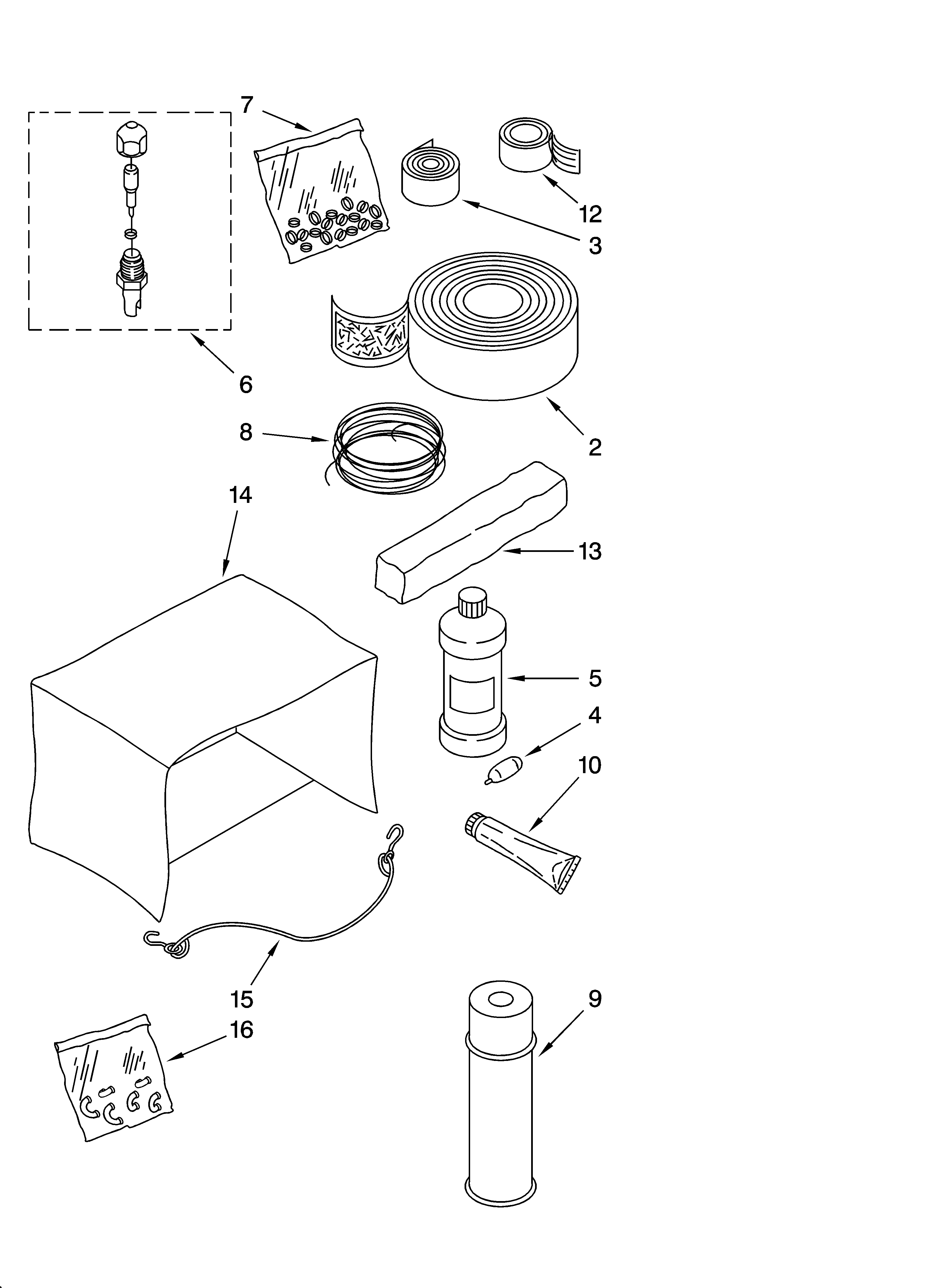Optional  parts (not included)