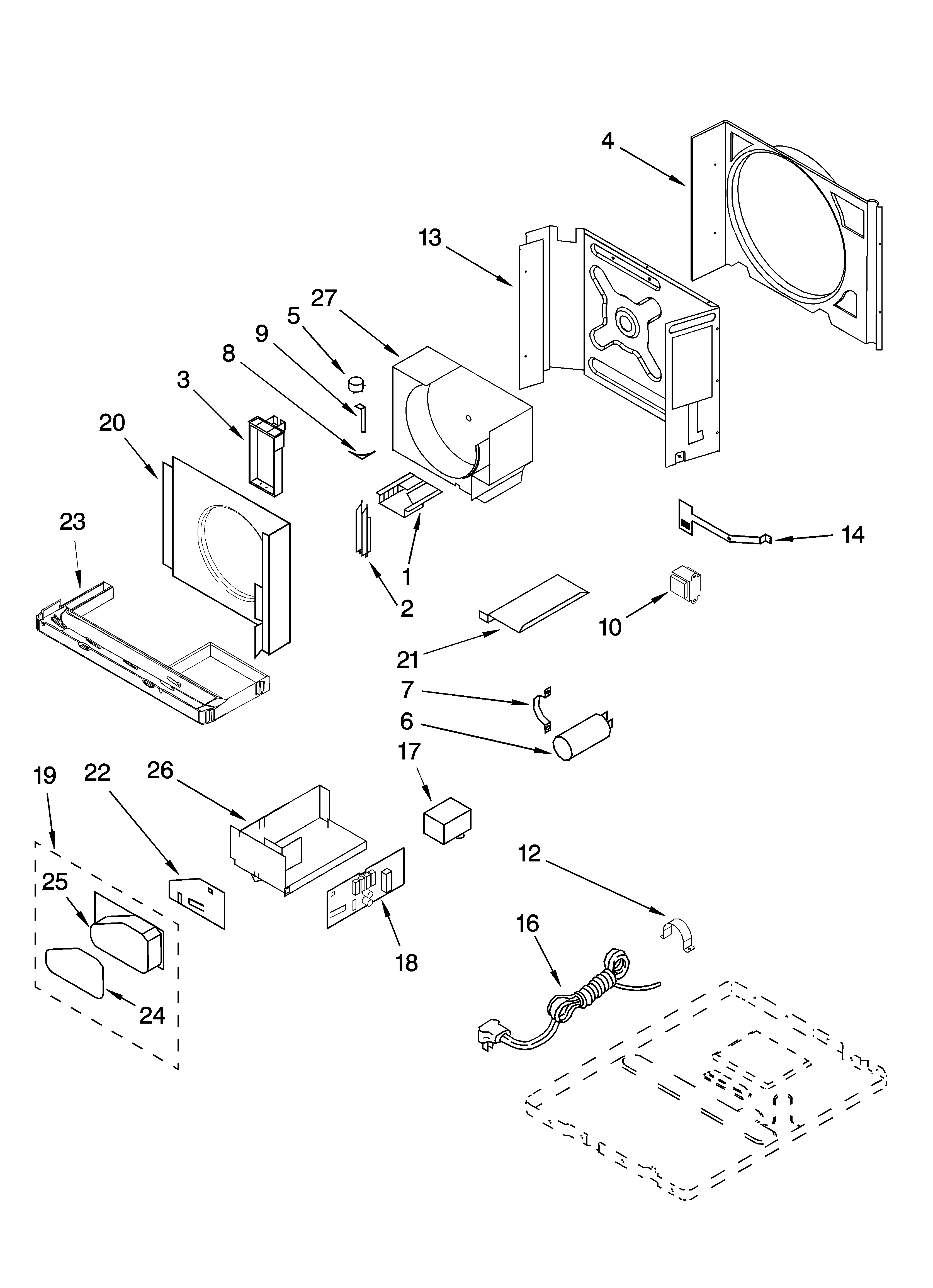 Air flow and control parts