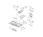 Whirlpool MH1160XSY0 interior and ventilation parts diagram