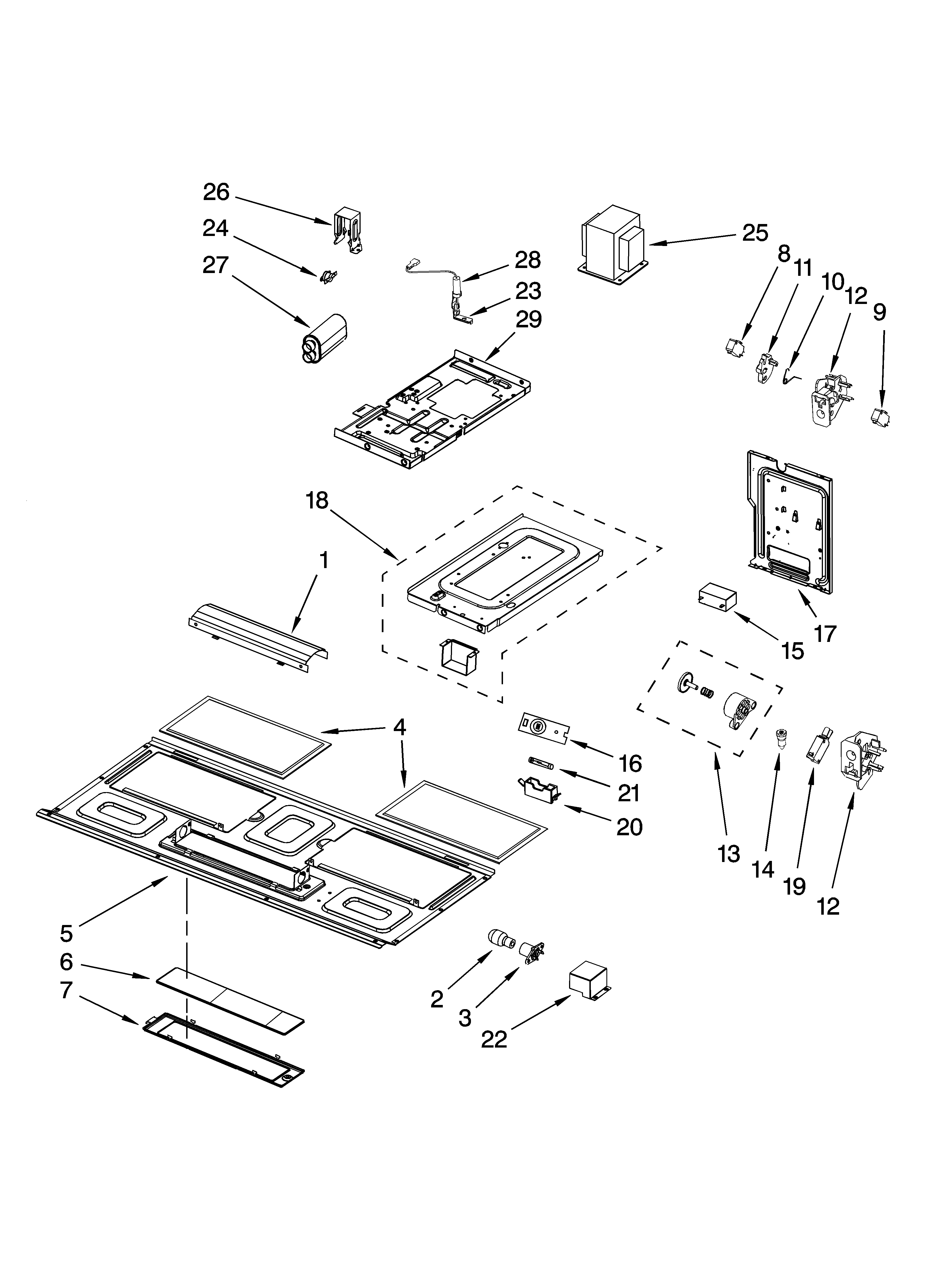 Interior and ventilation parts