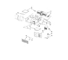 Whirlpool MH1160XSY0 air flow parts diagram
