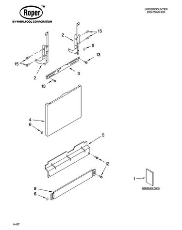 Door and panel parts