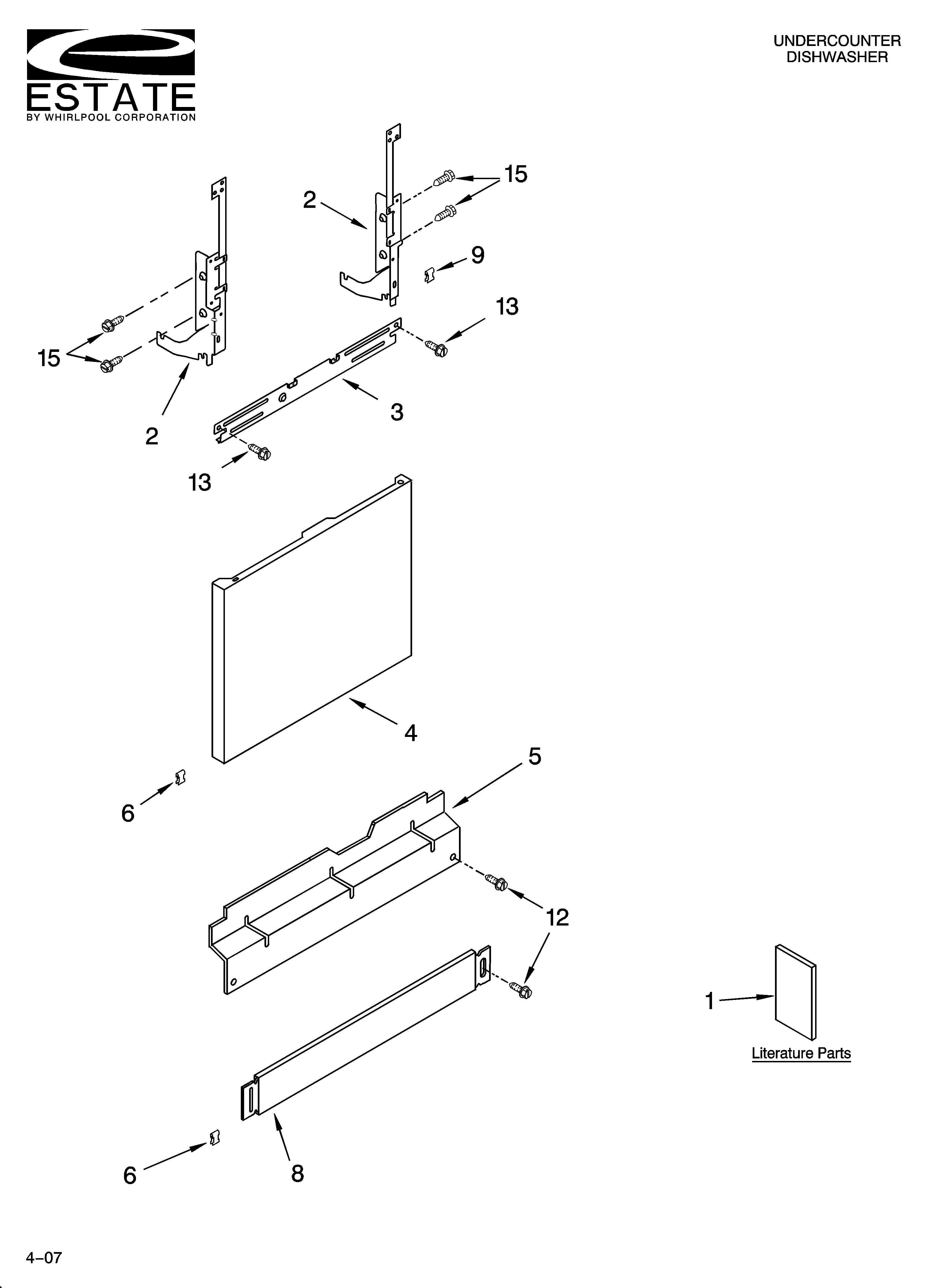 Door and panel parts